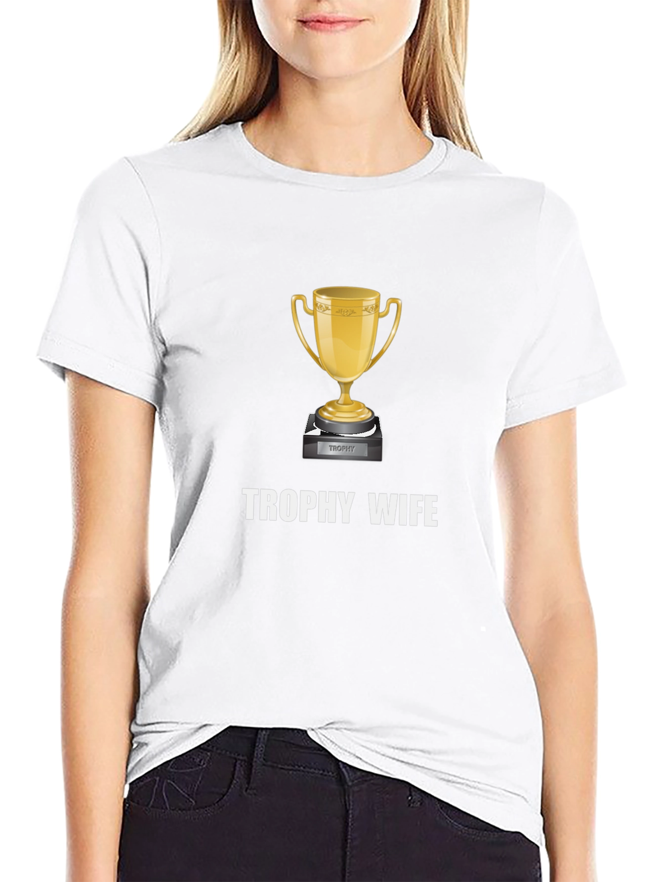 Trophy Wife Graphic Tee - Novelty Gift