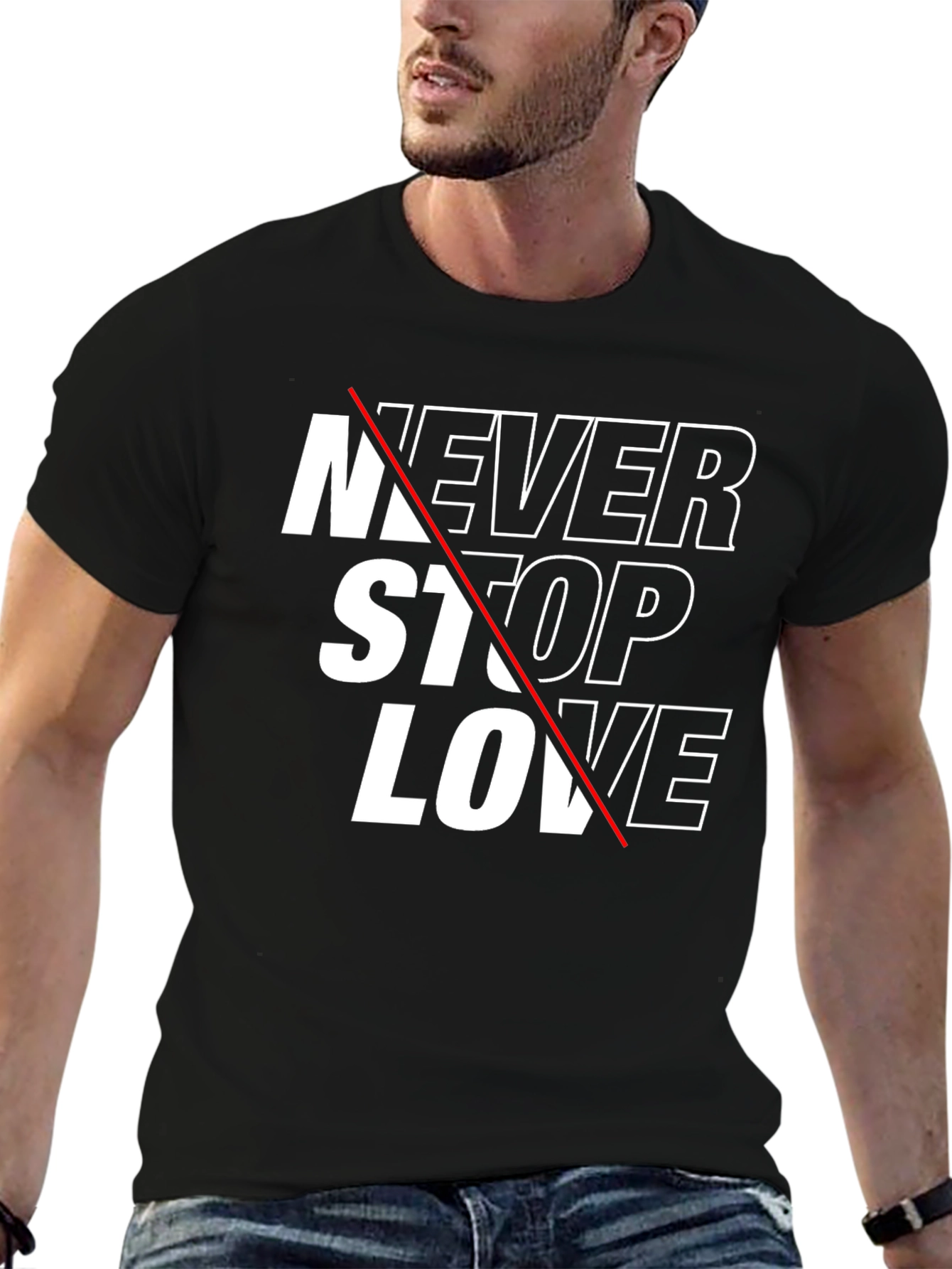 Never Stop Love Graphic Tee