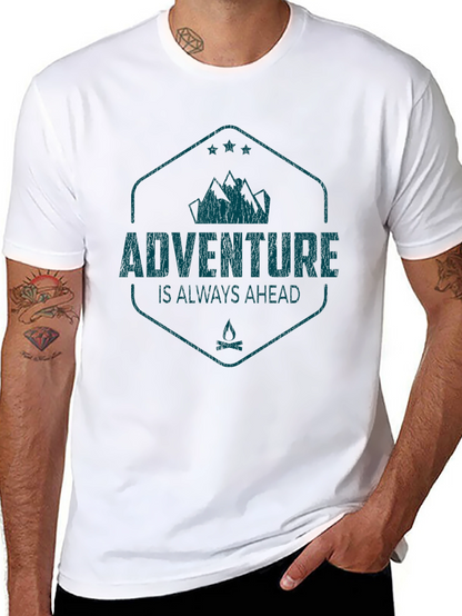 Adventure Awaits Mens Graphic Tee