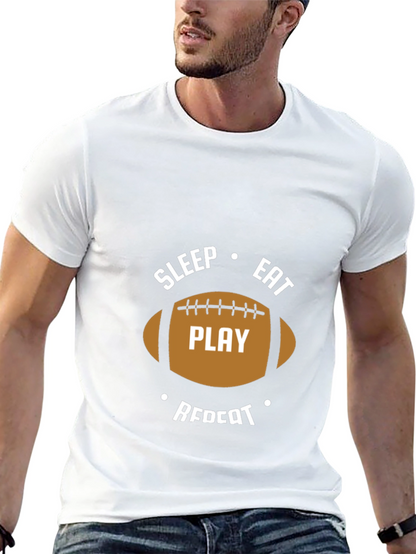 Sleep Eat Play Repeat Graphic Tee