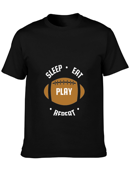 Sleep Eat Play Repeat Graphic Tee