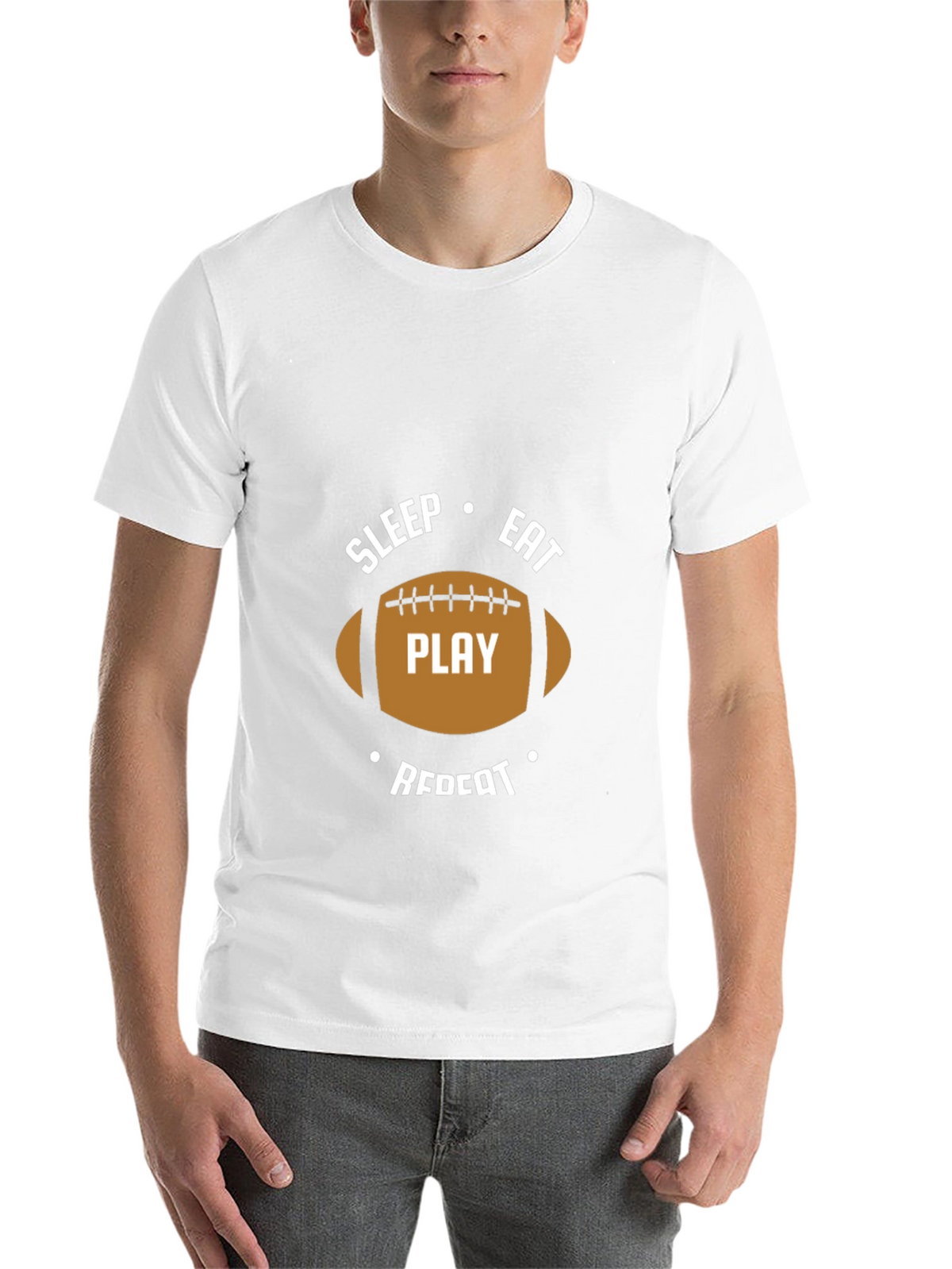 Sleep Eat Play Repeat Graphic Tee