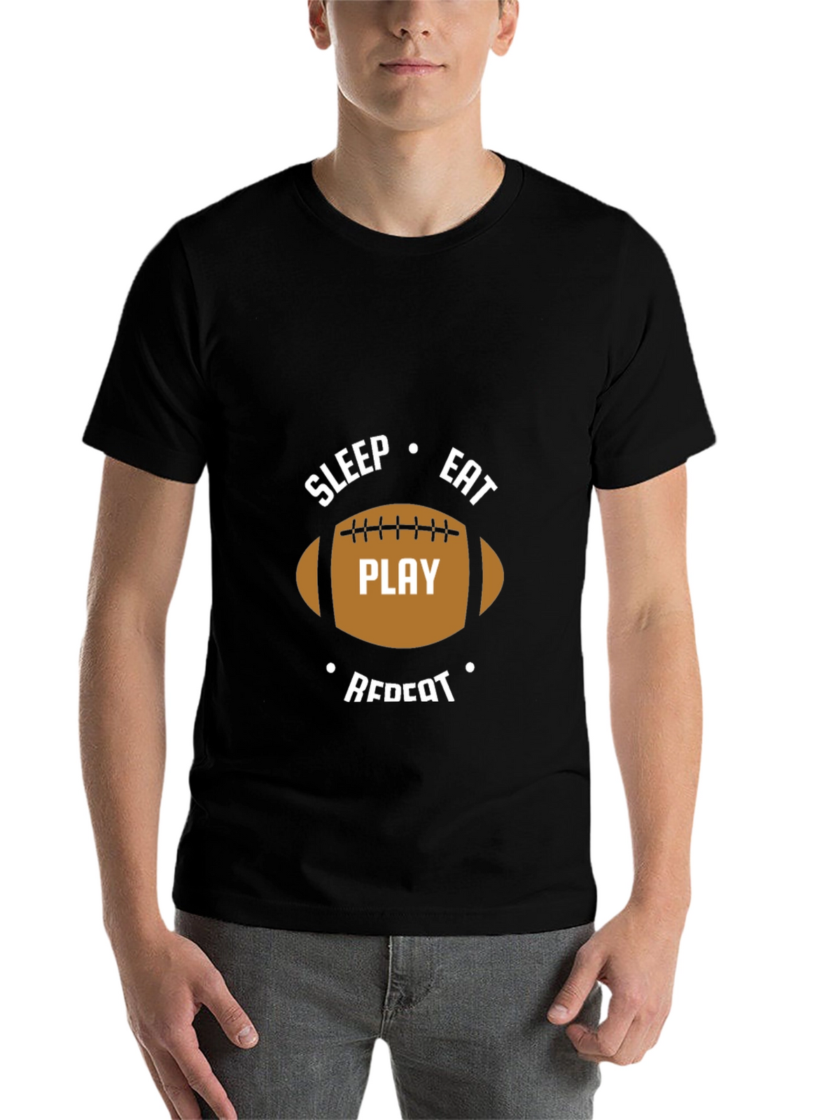 Sleep Eat Play Repeat Graphic Tee
