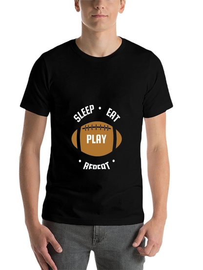 Sleep Eat Play Repeat Graphic Tee