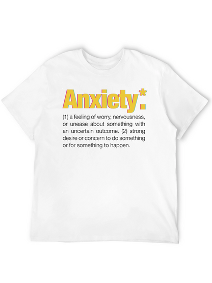 Anxiety Definition T-Shirt - Black Graphic Tee