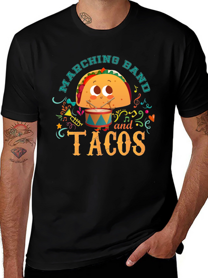 Marching Band and Tacos Graphic Tee