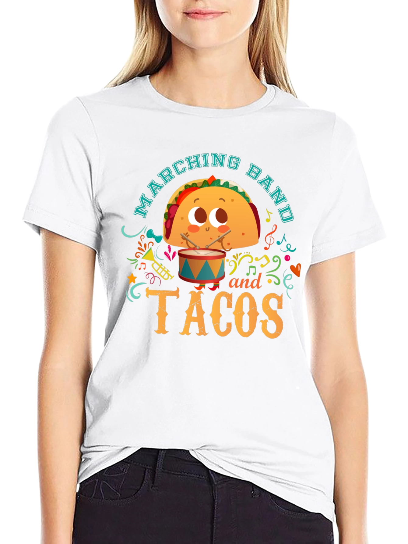 Marching Band and Tacos Graphic Tee