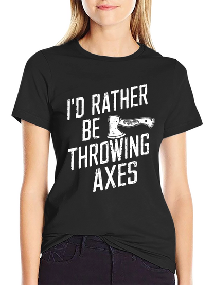 Throwing Axes Graphic T-Shirt