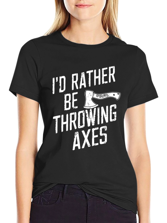 Throwing Axes Graphic T-Shirt
