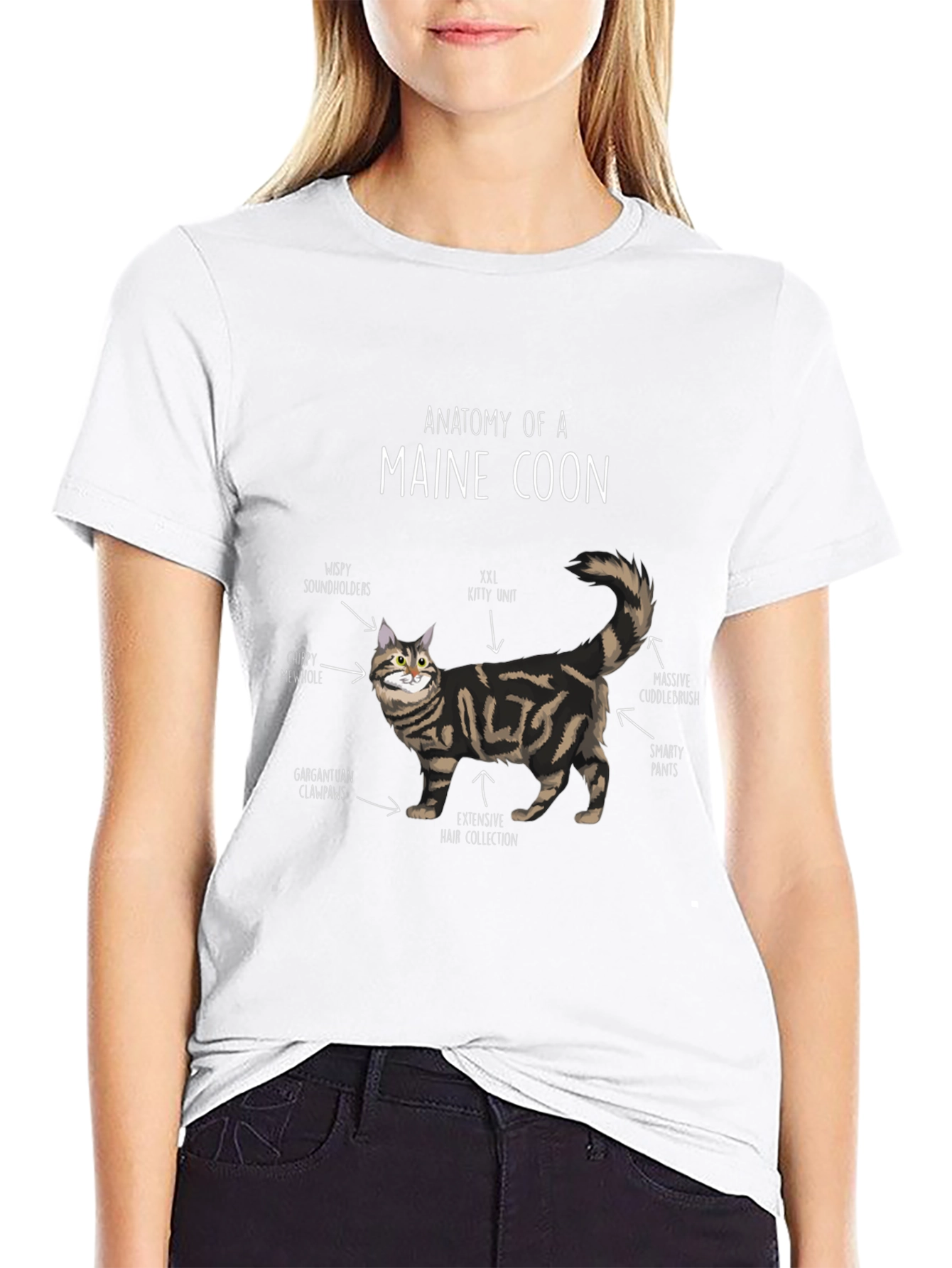 Anatomy of a Maine Coon T-Shirt