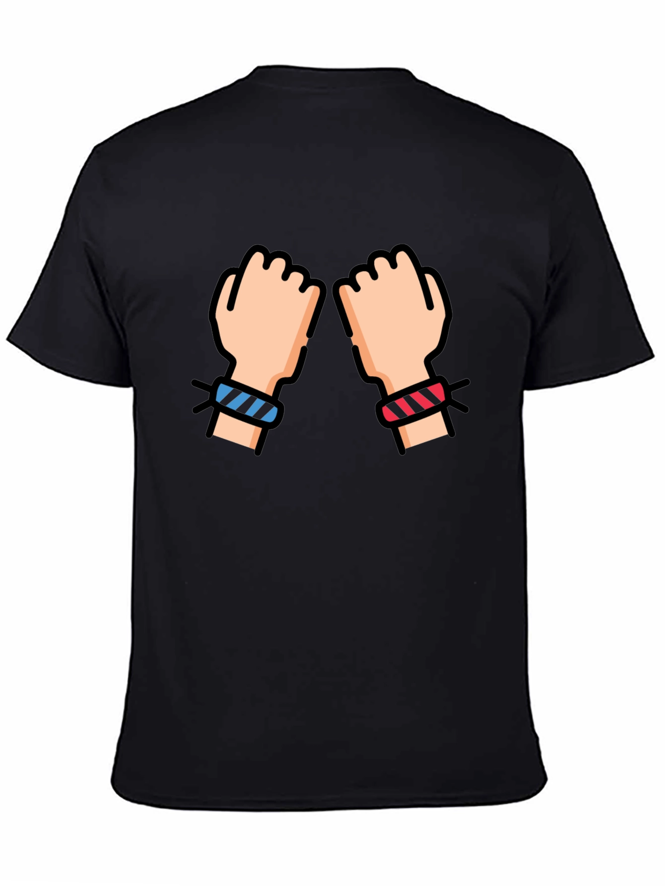 Fist Bump Black T-Shirt