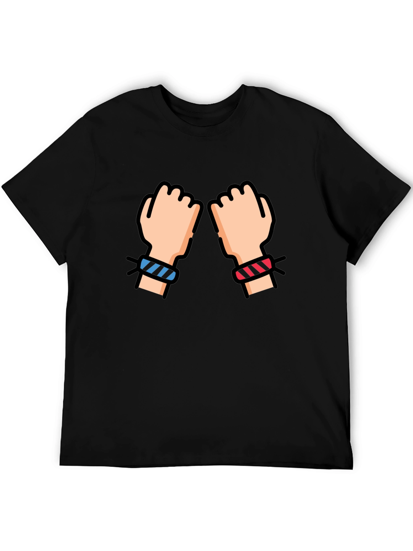 Fist Bump Black T-Shirt