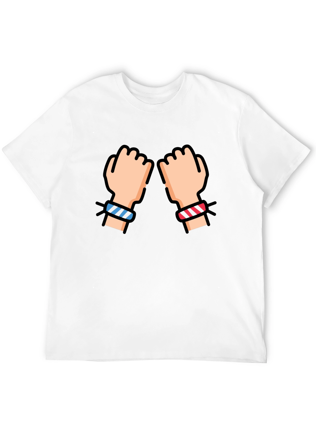 Fist Bump Black T-Shirt