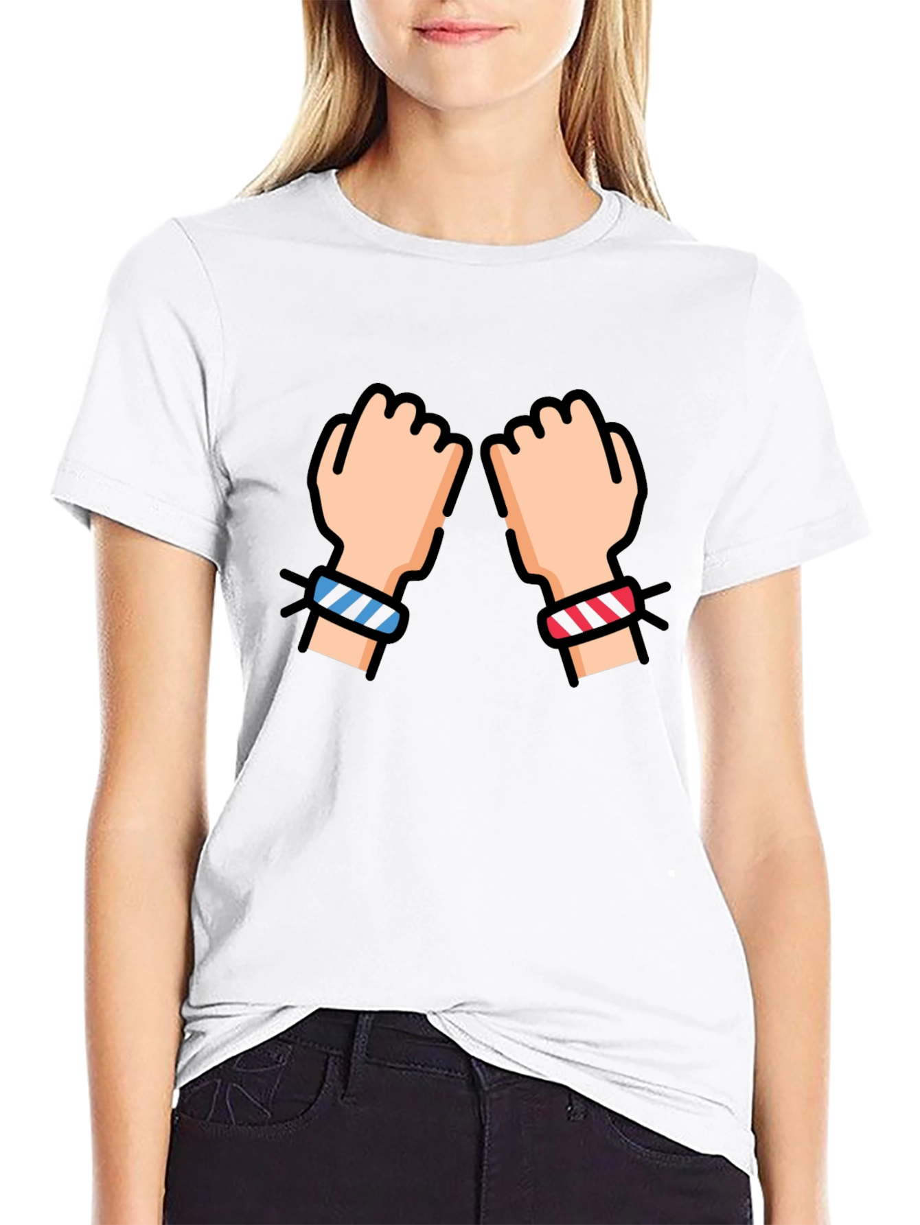Fist Bump Black T-Shirt