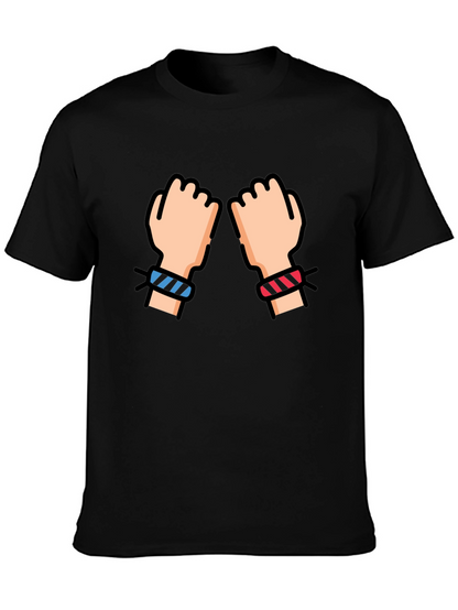 Fist Bump Black T-Shirt