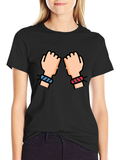Fist Bump Black T-Shirt