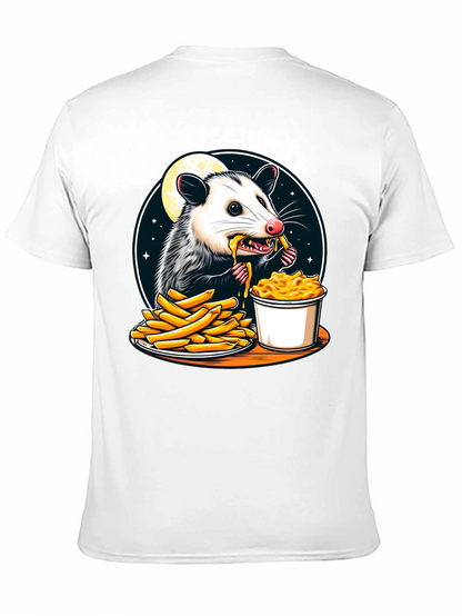 Opossum Eats Fries and Mac T-Shirt