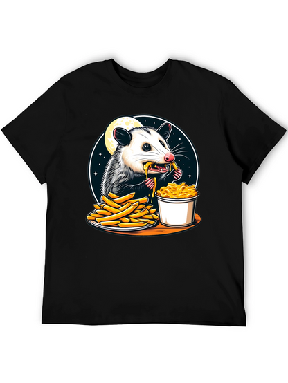 Opossum Eats Fries and Mac T-Shirt