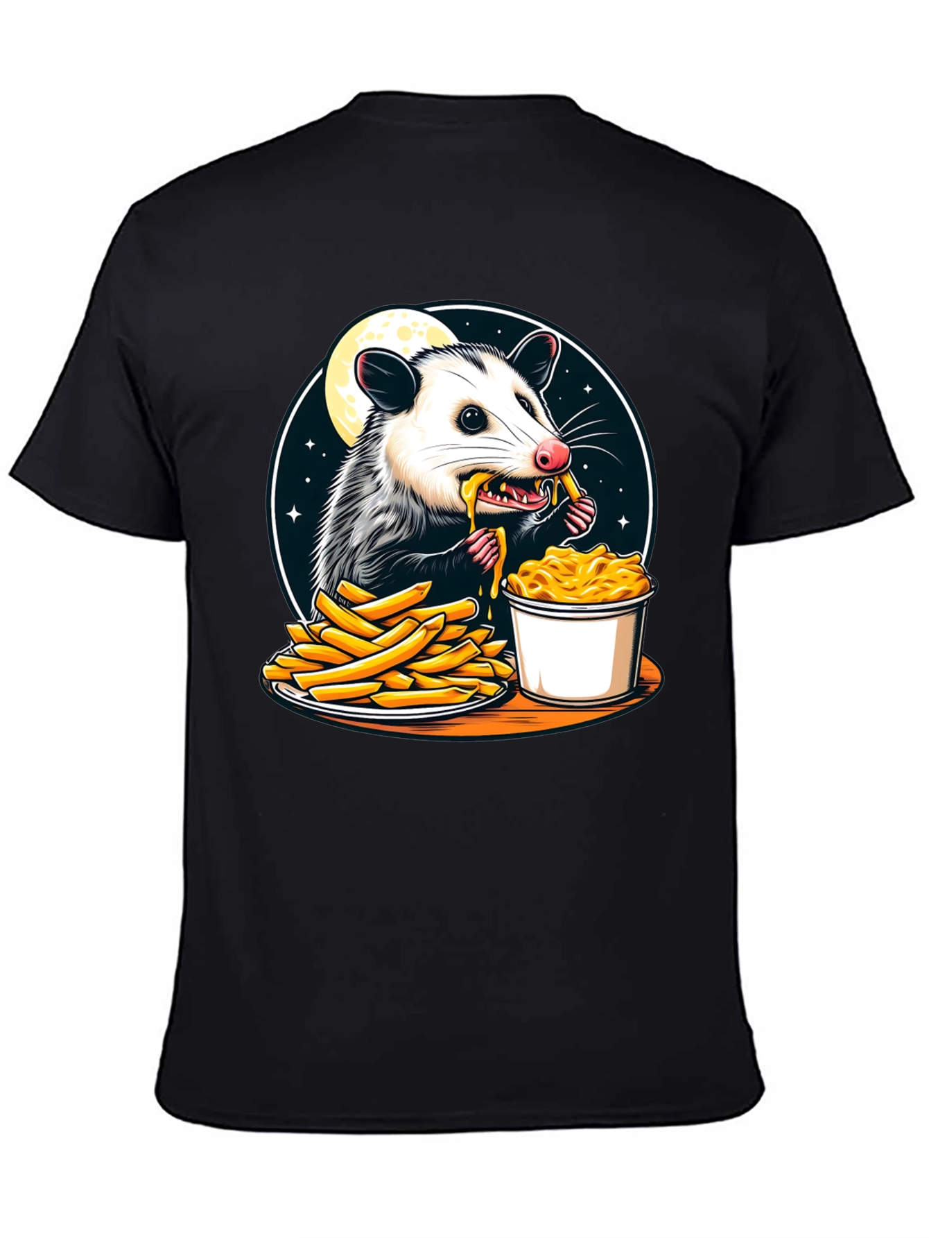 Opossum Eats Fries and Mac T-Shirt