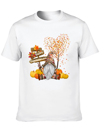 Thanksgiving Gnome T-Shirt - Happy Fall Tee