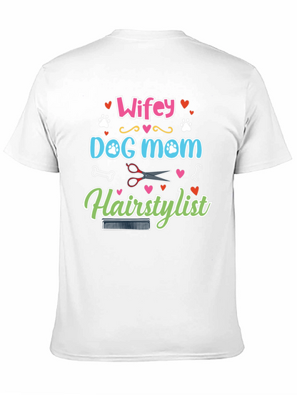 Wifey Dog Mom Hairstylist Graphic Tee