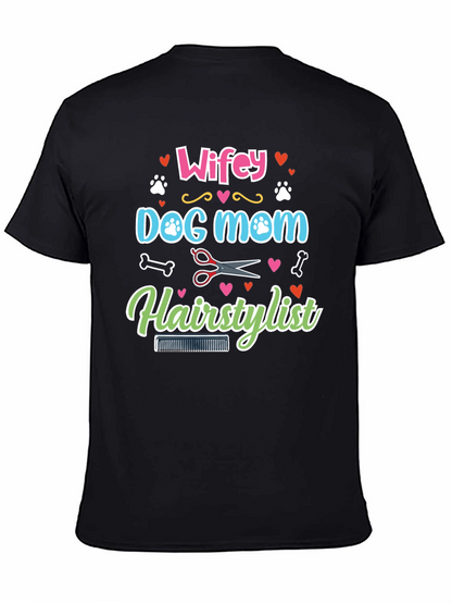 Wifey Dog Mom Hairstylist Graphic Tee