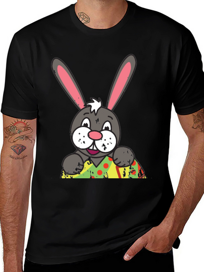 Easter Bunny Graphic Tee - Cute Rabbit Shirt