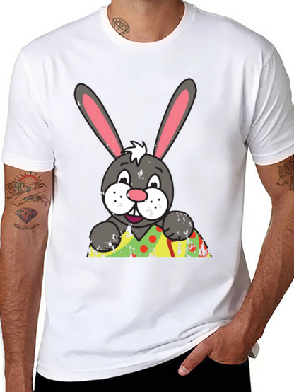 Easter Bunny Graphic Tee - Cute Rabbit Shirt