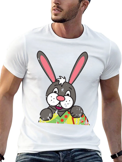 Easter Bunny Graphic Tee - Cute Rabbit Shirt