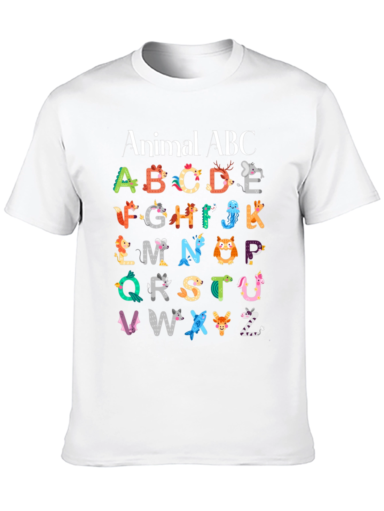Animal ABCs T-Shirt - Fun Alphabet Learning Tee