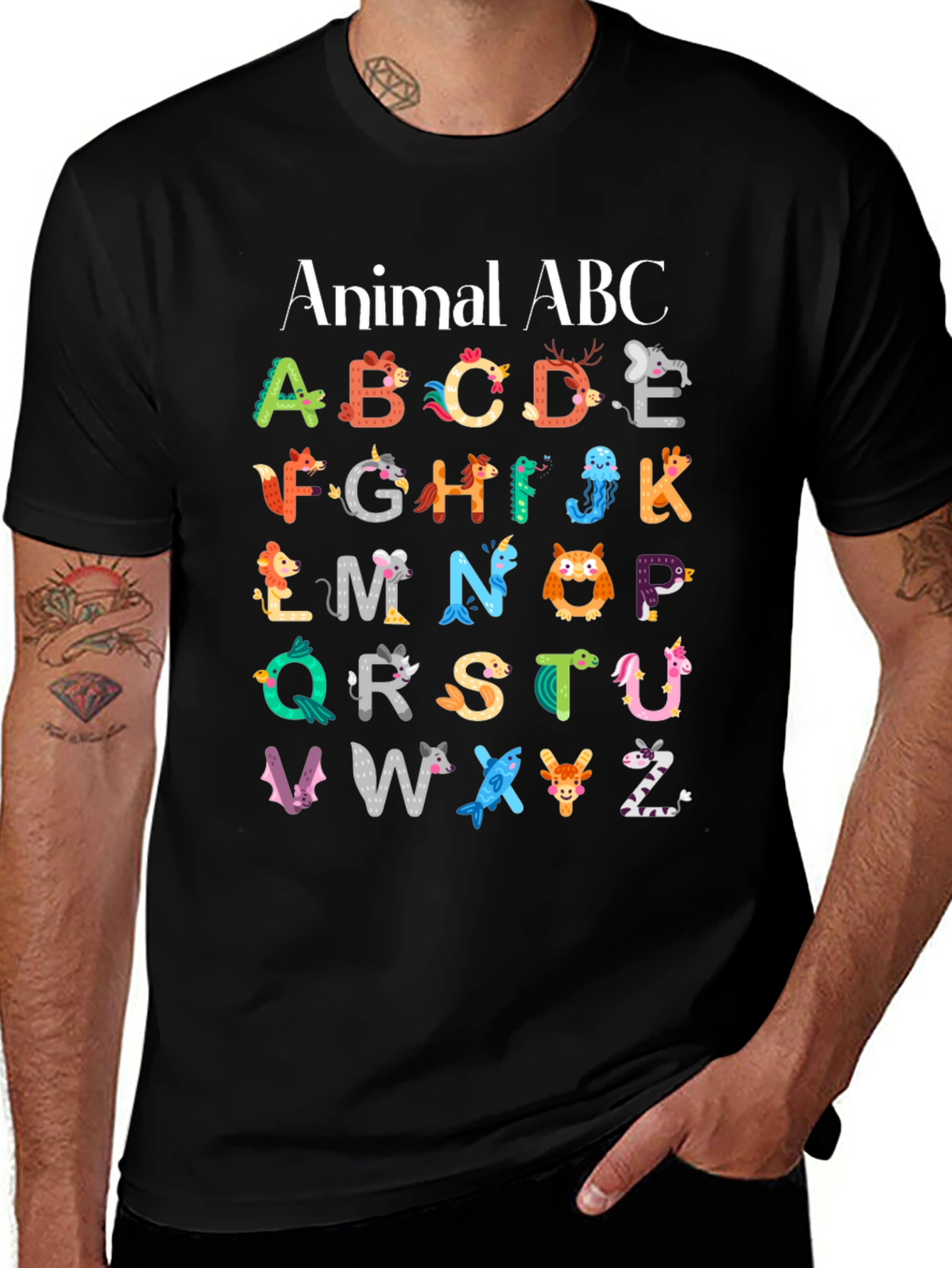 Animal ABCs T-Shirt - Fun Alphabet Learning Tee