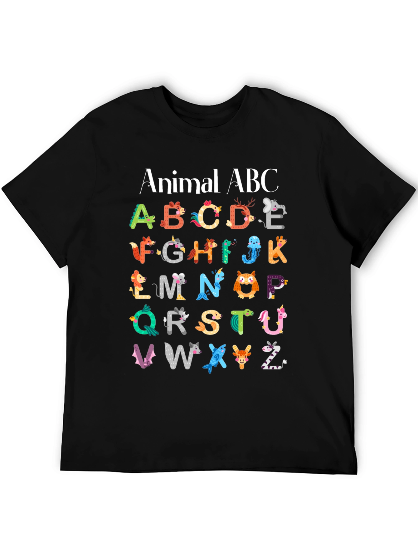 Animal ABCs T-Shirt - Fun Alphabet Learning Tee