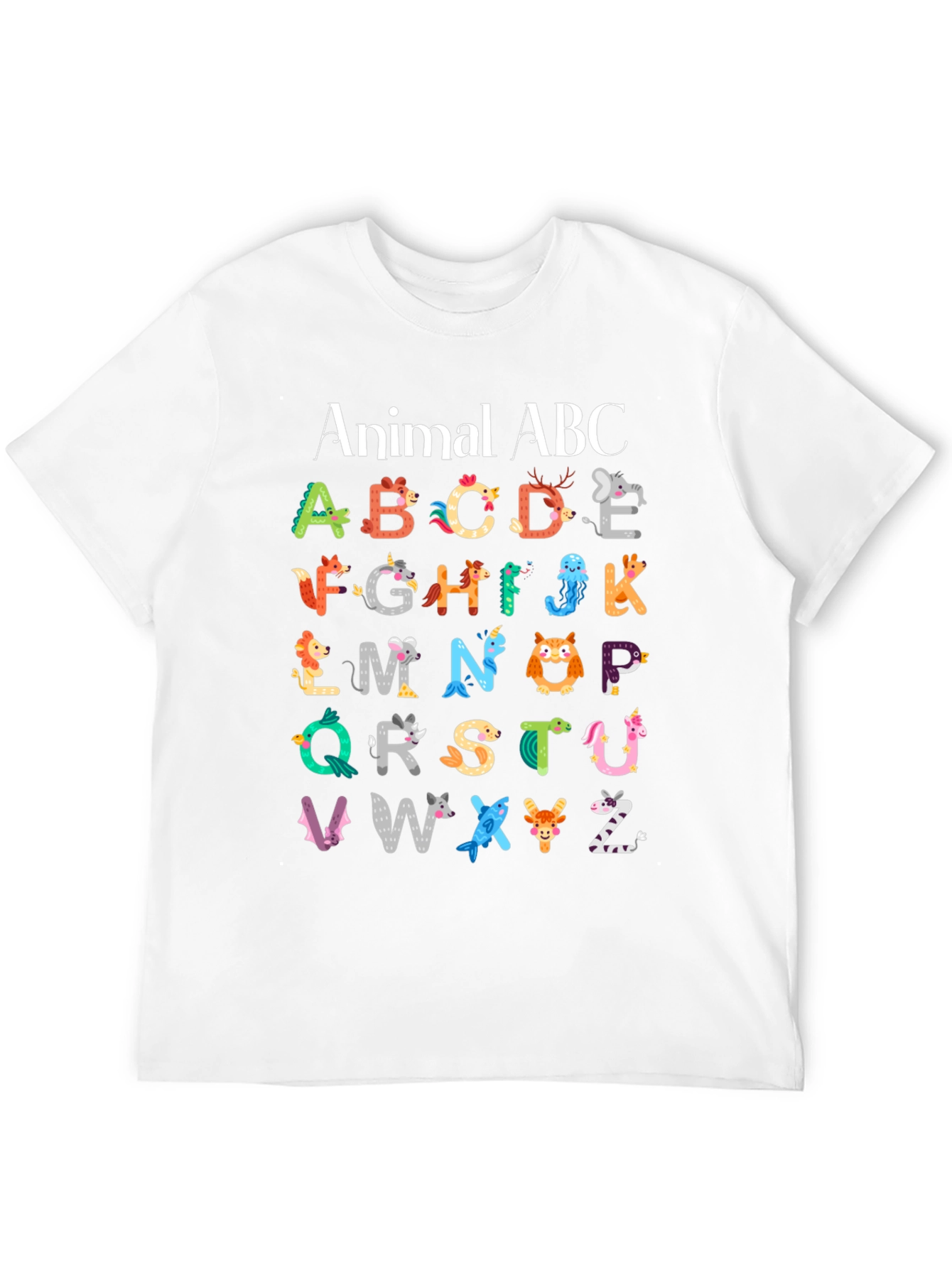 Animal ABCs T-Shirt - Fun Alphabet Learning Tee