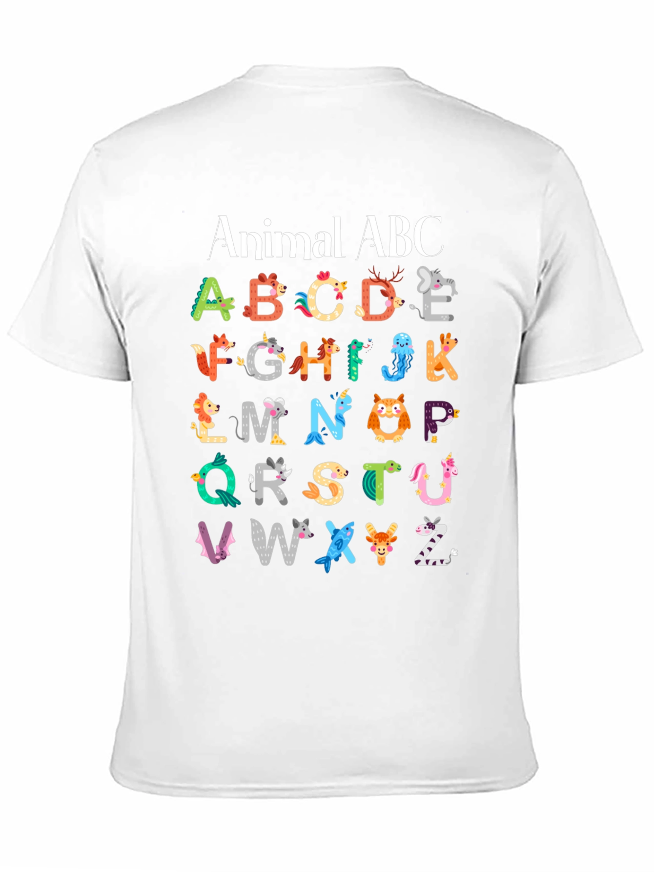 Animal ABCs T-Shirt - Fun Alphabet Learning Tee