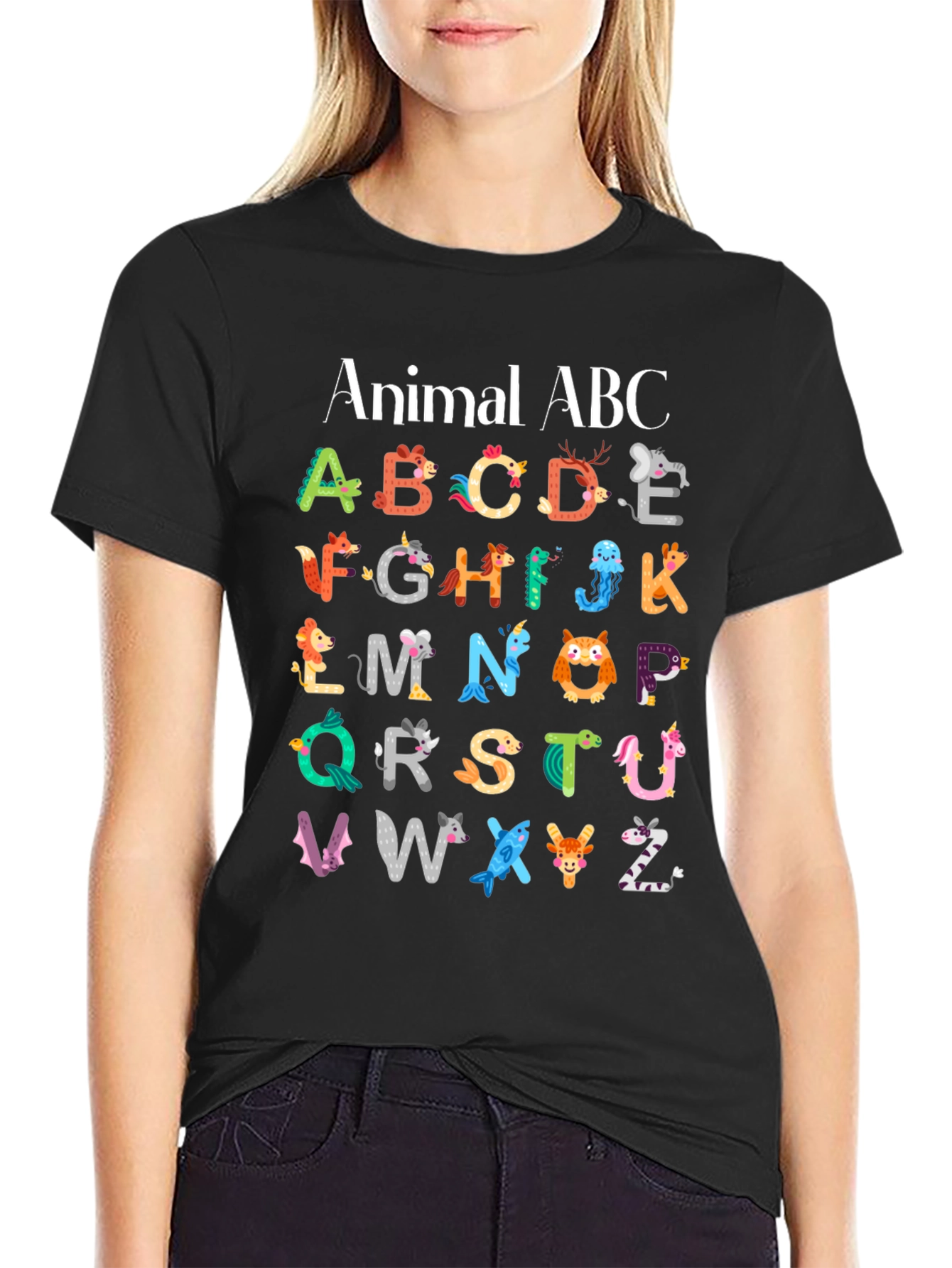 Animal ABCs T-Shirt - Fun Alphabet Learning Tee