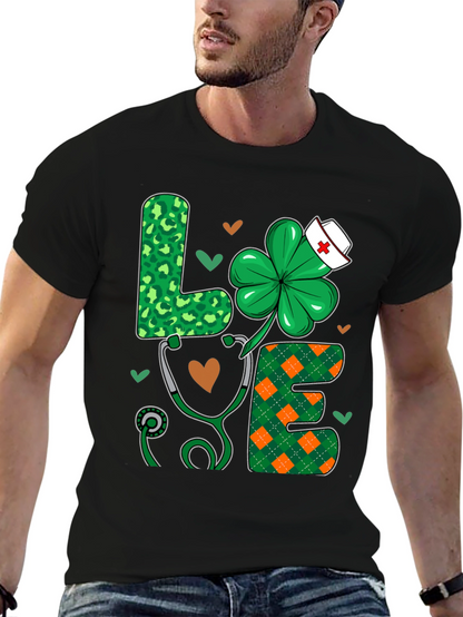 St. Patricks Day Nurse Love T-Shirt