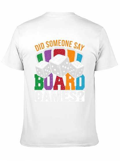 Board Games Dice Graphic Tee