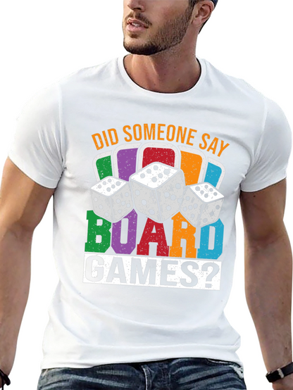 Board Games Dice Graphic Tee