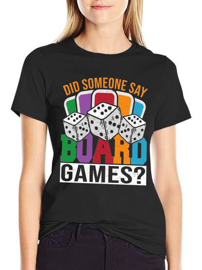 Board Games Dice Graphic Tee