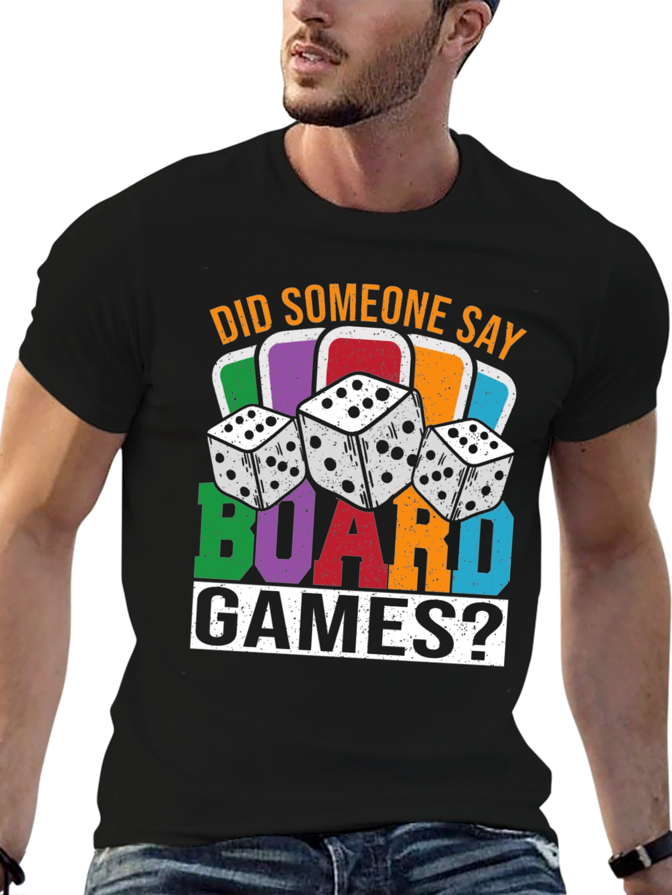 Board Games Dice Graphic Tee