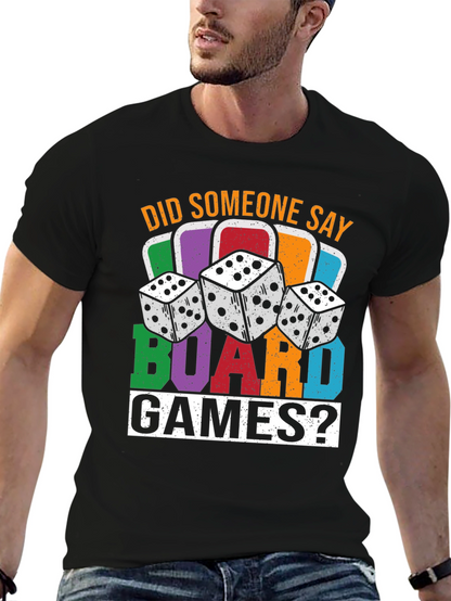 Board Games Dice Graphic Tee