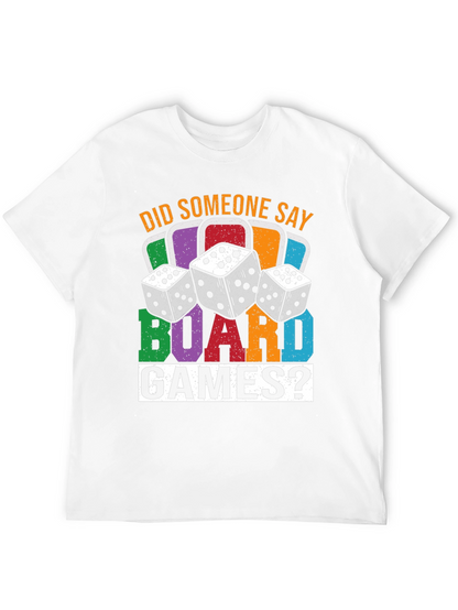 Board Games Dice Graphic Tee