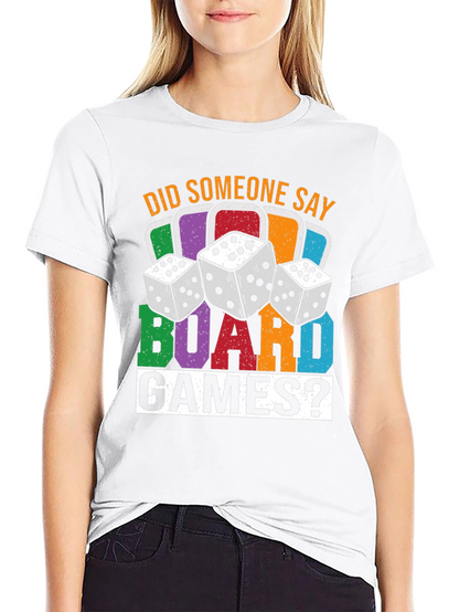 Board Games Dice Graphic Tee