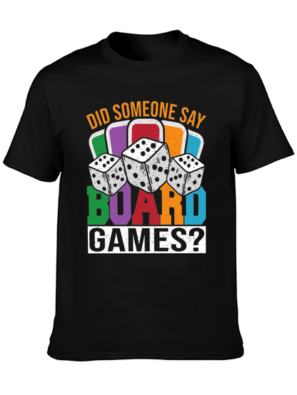 Board Games Dice Graphic Tee