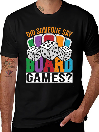 Board Games Dice Graphic Tee