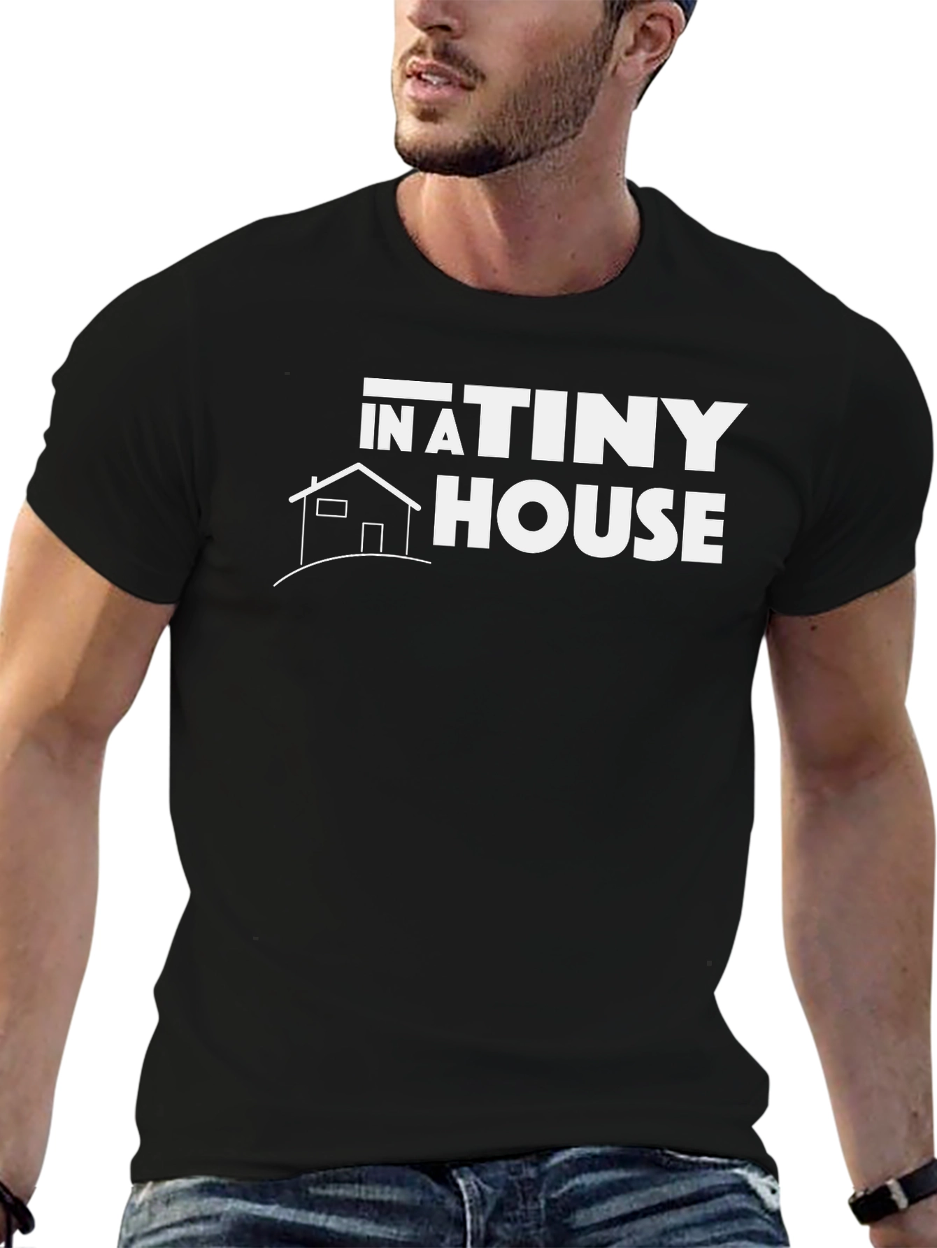 In A Tiny House Graphic T-Shirt