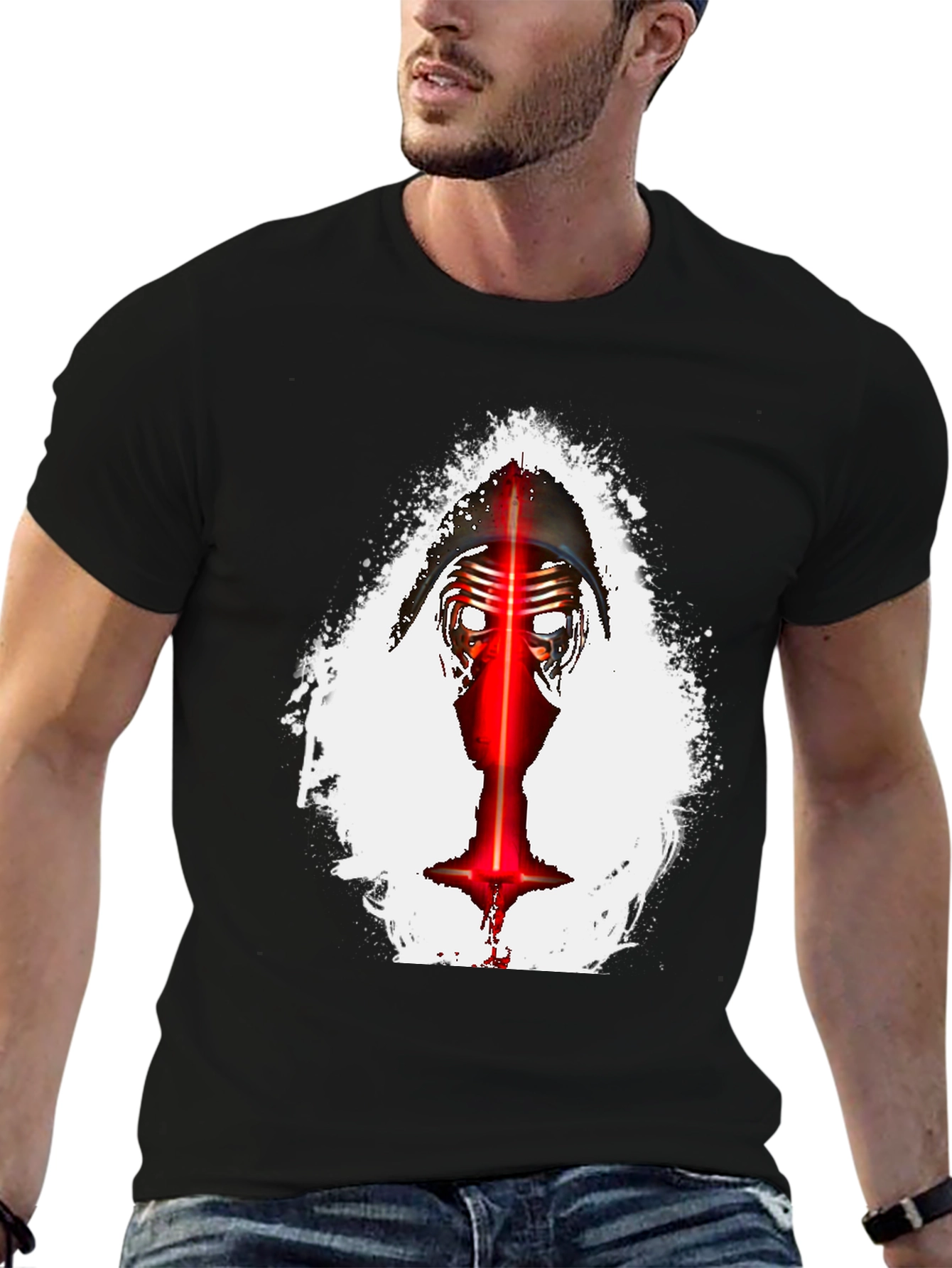 Star Wars Kylo Ren Graphic Black T-Shirt