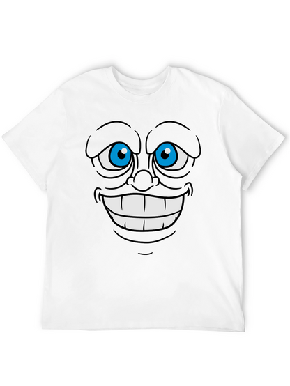 Cartoon Face Graphic Tee - Express Yourself!