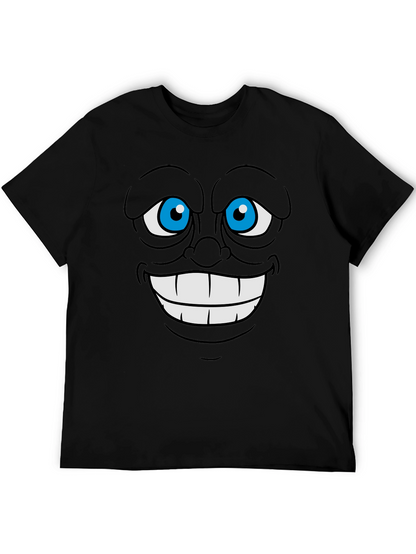 Cartoon Face Graphic Tee - Express Yourself!