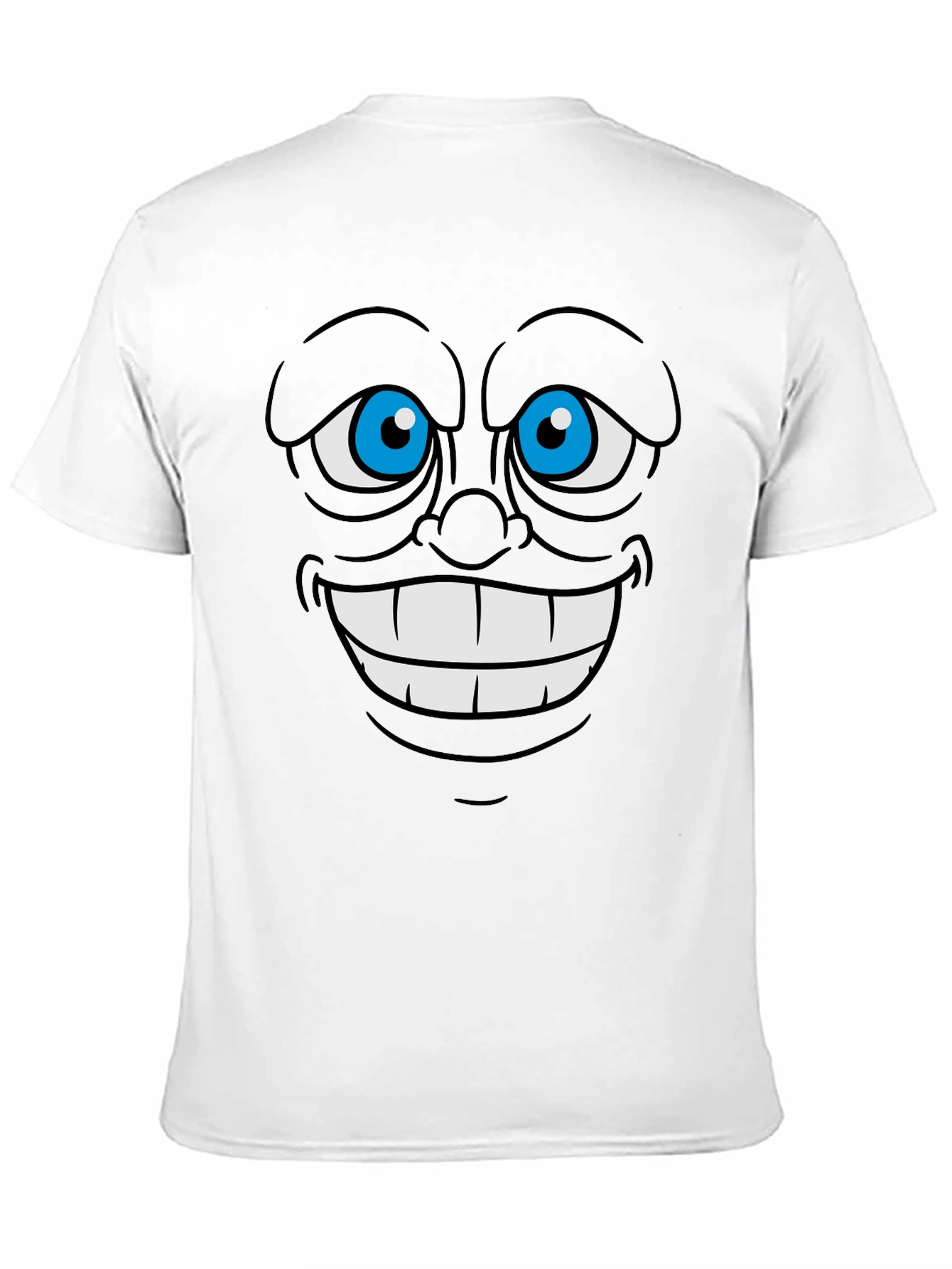 Cartoon Face Graphic Tee - Express Yourself!